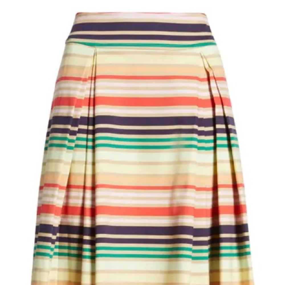 NWT Atlantic Pacific x Halogen Stripe Skirt Size L